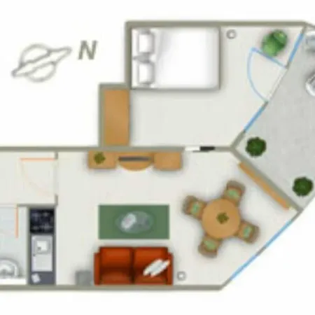 Kurpark Residenz App 211a Seesicht Апартаменты Куксхафен